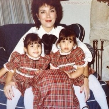 Kardashian throwback holiday photo