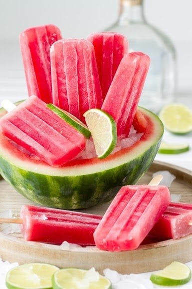 Watermelon-Margarita-Popsicles