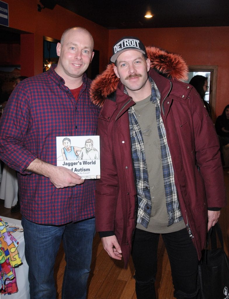 PARK CITY, UT - JANUARY 21: Author Dennis Vanasse and stylist Johnny Wujek attend EcoLuxe Lounge Ten Years at Sundance on January 21, 2017 in Park City, Utah. (Photo by Vivien Killilea/Getty Images for EcoLuxe)