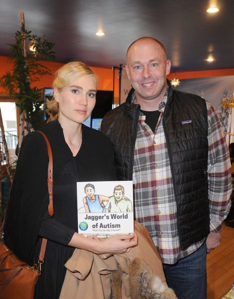PARK CITY, UT - JANUARY 22: Actress Nora Kirkpatrick and Author Dennis Vanasse attend EcoLuxe Lounge Ten Years at Sundance on January 22, 2017 in Park City, Utah. (Photo by Vivien Killilea/Getty Images for EcoLuxe)