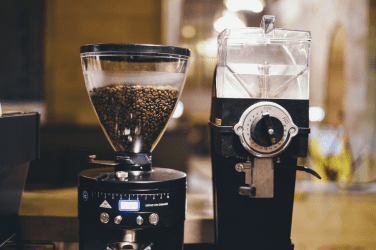 Coffee beans and coffee machine