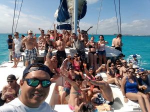 Catamaran to Isla Mujeres