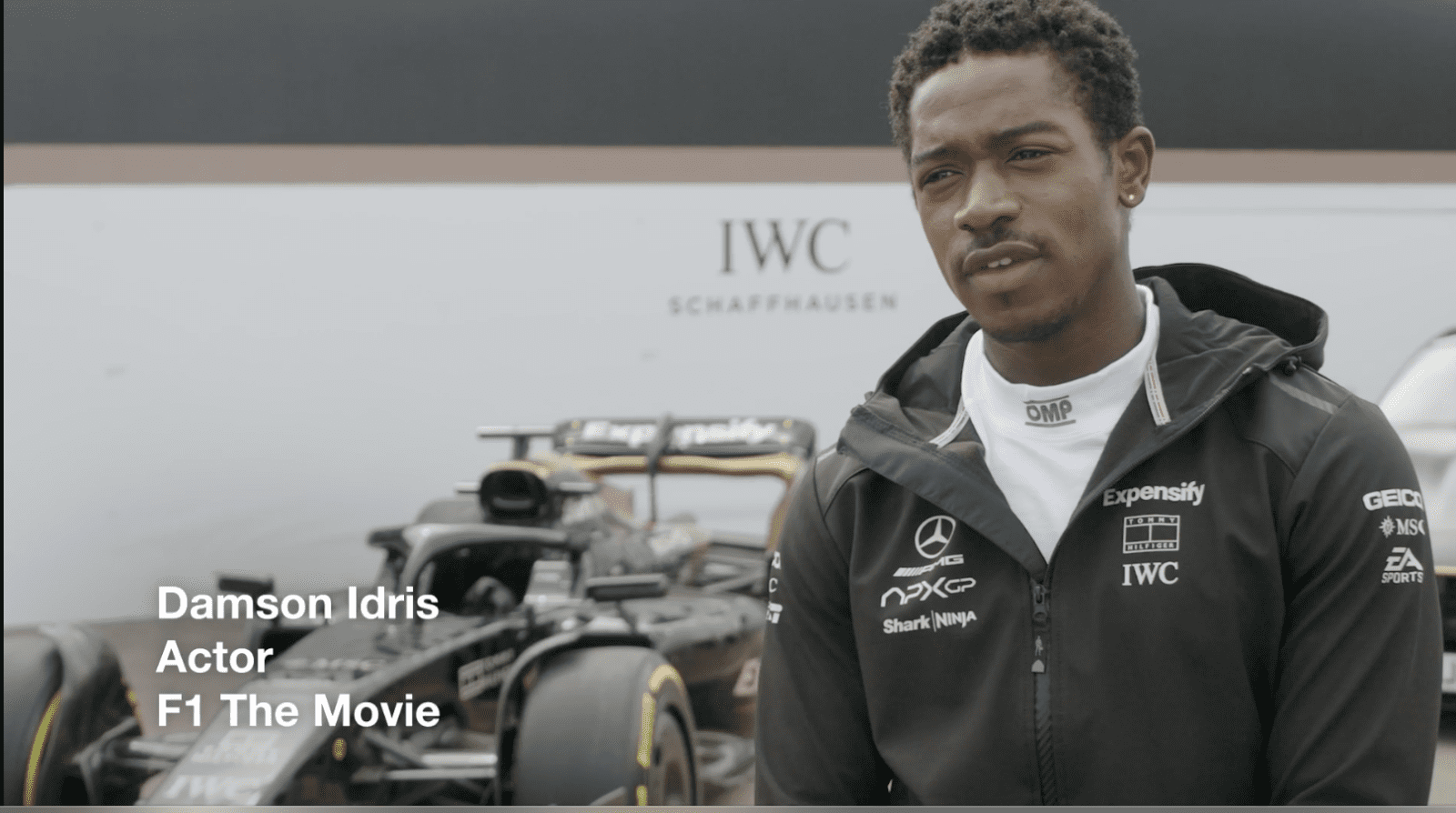 Damon Idris speaks on his F1 movie stunts.