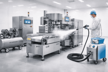 Keeping Food Packaging Lines Free of Glue and Residue