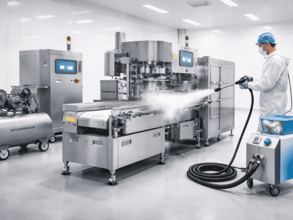 Keeping Food Packaging Lines Free of Glue and Residue