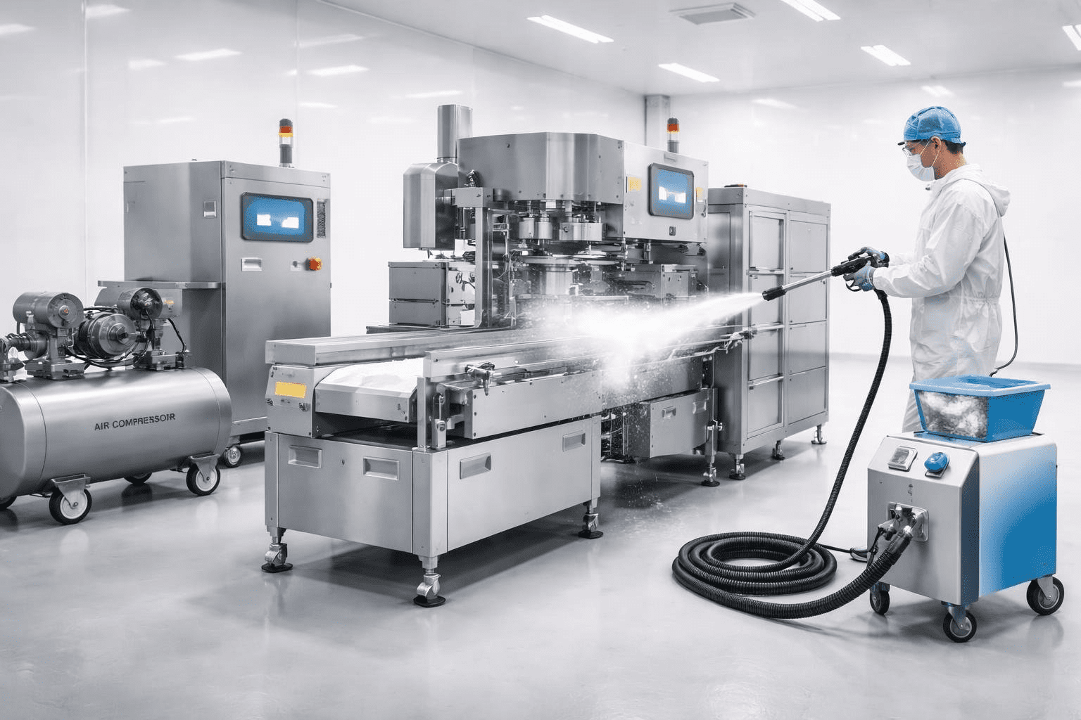 Keeping Food Packaging Lines Free of Glue and Residue